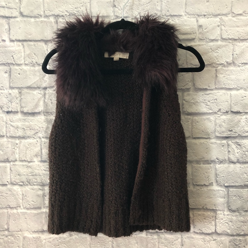 Loft Fur & Knit Vest